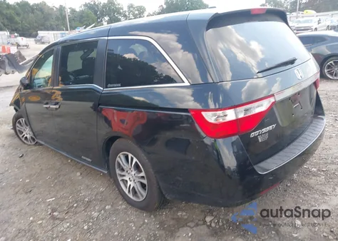 2011 Honda Odyssey Ex-L z USA, uszkodzony, nr VIN 5FNRL5H66BB010508